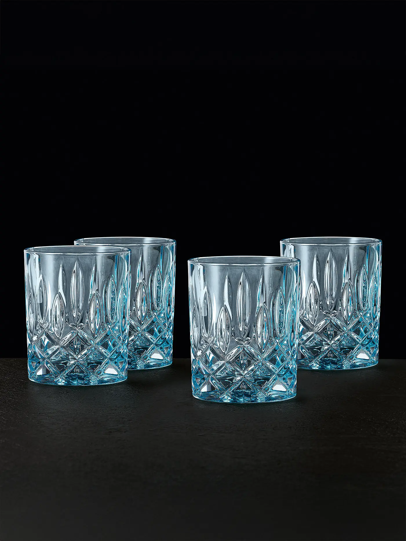 NACHTMANN | Whiskyglas 4er Set NOBLESSE 295ml Peach | hellblau